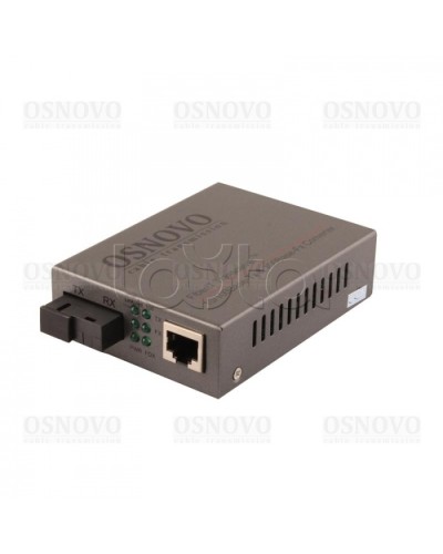 Медиаконвертер Fast Ethernet OSNOVO OMC-100-11S5a в Пятигорске Медиаконвертеры Pintop.ru