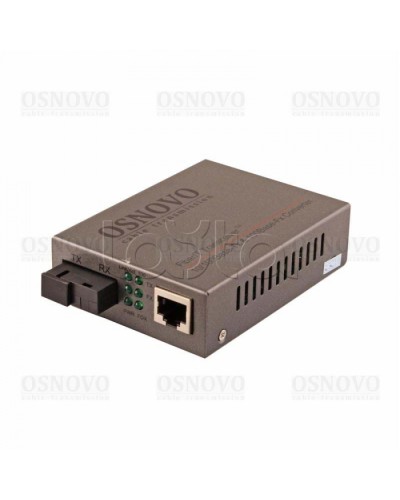 Медиаконвертер Fast Ethernet OSNOVO OMC-100-11S5b в Пятигорске Медиаконвертеры Pintop.ru