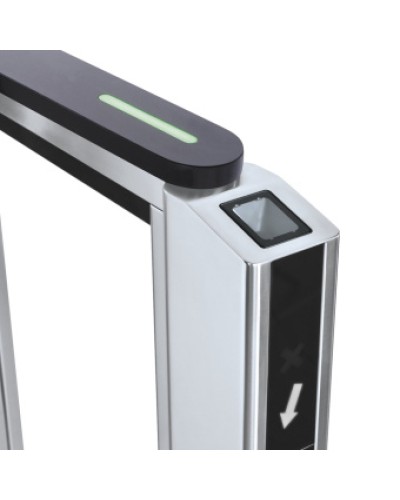 Передняя панель скоростного прохода PERCo-ST-11 со встроенным сканером штрихкода PERCo-FP11Q.1 в Пятигорске Ограждения Pintop.ru