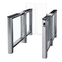 Турникет PERCo-ST-01 с крышками из закал. стекла с центральной вставкой из нерж. стали со створками Створки шириной 475