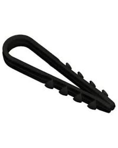 Дюбель-хомут 19-25 черный (100шт/уп) PROCONNECT 07-4523 в Пятигорске Стяжки-хомуты Pintop.ru