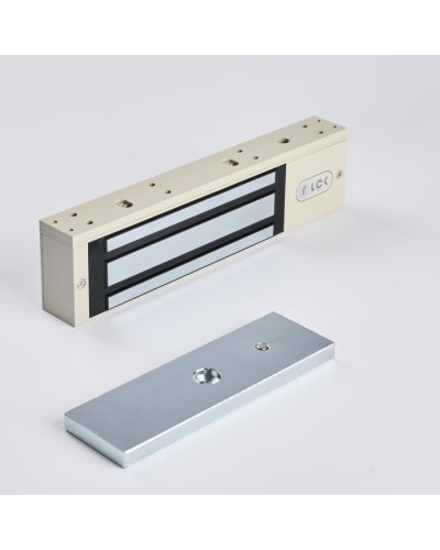 R-Lock RL-EM350-L0G - Электромагнитный замкок, 350кг, DC12/24B, цвет серый, RAL7032 (галечный серый) в Пятигорске Электромагнитные замки Pintop.ru