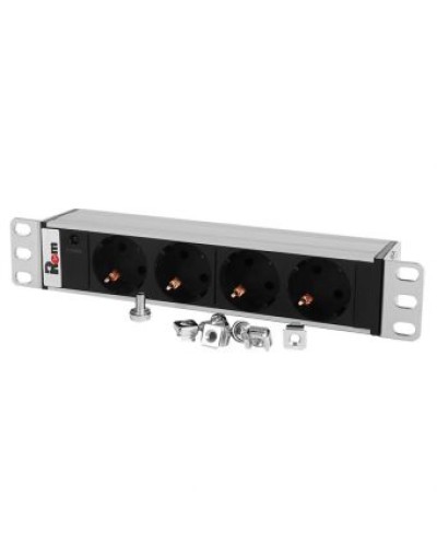 Блок розеток REM-10 1U REM R-10-4S-I-220-Z в Пятигорске Блоки розеток Pintop.ru