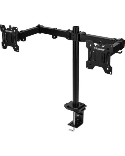 Кронштейн для двух мониторов 13-32, одно колено настольный, серия офис REXANT 38-0356 в Пятигорске Системы видеонаблюдения Pintop.ru