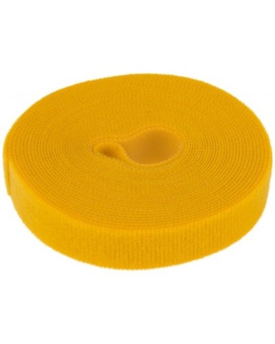 Лента-липучка многоразовая 5 м х 20мм, желтая (1 шт/уп) REXANT 07-7522 в Пятигорске Монтажные материалы Pintop.ru