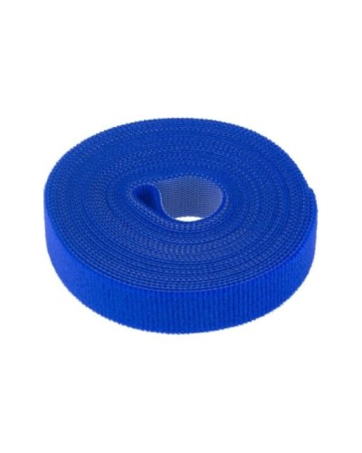 Лента-липучка многоразовая 5 м х 20мм, синяя (1 шт/уп) REXANT 07-7525 в Пятигорске Монтажные материалы Pintop.ru