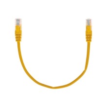 Патч-корд U/UTP, CAT 5e, RJ45-RJ45, 26AWG, LSZH, желтый, 0,3м REXANT 02-0105-03
