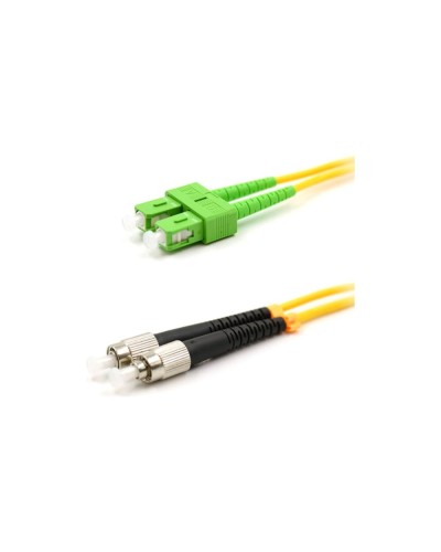 Патч-корд оптический переходной (SM), 9/125 (OS2), SC/APC-FC/UPC, (Duplex), PVC, 5м REXANT 50-2857-1 в Пятигорске Патч-корды оптические Pintop.ru