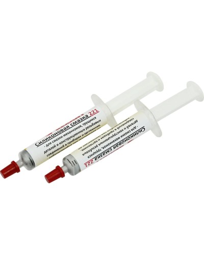 Смазка силиконовая 221, до +350 C, 2 мл, шприц REXANT (09-3955) в Пятигорске Монтажные материалы Pintop.ru