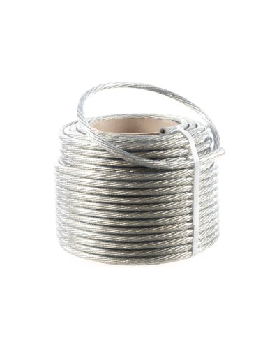 Трос стальной в ПВХ изоляции d=10.0 мм, катушка 50 метров REXANT (09-5300) в Пятигорске Крепежные изделия Pintop.ru