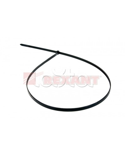 Хомут-стяжка нейлоновый 9х900 мм чёрный (100шт/уп) REXANT 07-0901 в Пятигорске Стяжки-хомуты Pintop.ru