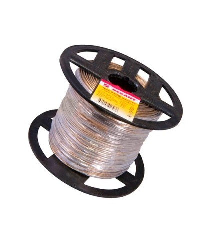 Трос стальной в ПВХ изоляции d2.5 мм (200 м) REXANT 09-5325 в Пятигорске Крепежные изделия Pintop.ru