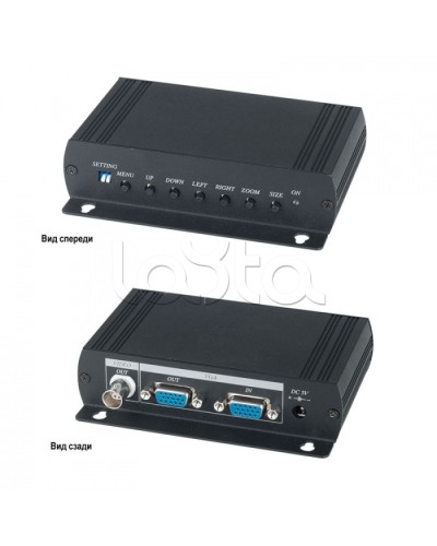 Преобразователь VGA- видеосигнала в аналоговый видеосигнал SC&T VC01 в Пятигорске Видеоусилители, Модуляторы, Делители Pintop.ru