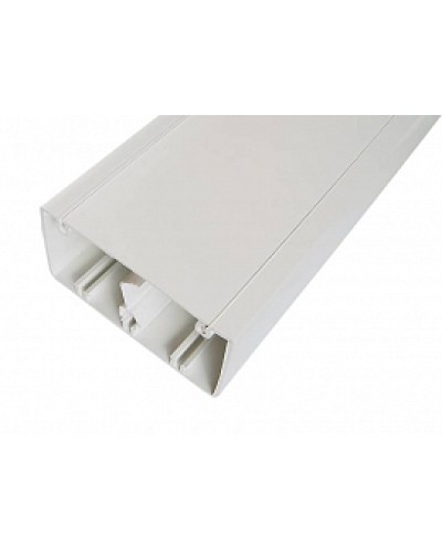 Кабельный канал с крышкой100х50х2000мм (белый) SPL 100001S в Пятигорске Кабель-канал Pintop.ru