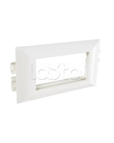 Суппорт с рамкой на 2 поста (45х45) в профиль для кабельных каналов 100х50, 105х50 SPL 100008S в Пятигорске Аксессуары для кабель-канала Pintop.ru