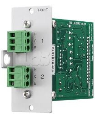 Модуль выходной 2-mic/line с DSP-процессором TOA T-001T в Пятигорске Системы оповещения и трансляции TOA Pintop.ru