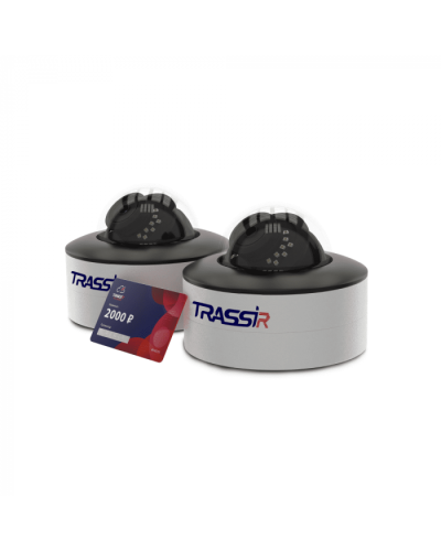 Комплект облачного видеонаблюдения TRASSIR W2D5Street в Пятигорске IP-камеры Pintop.ru