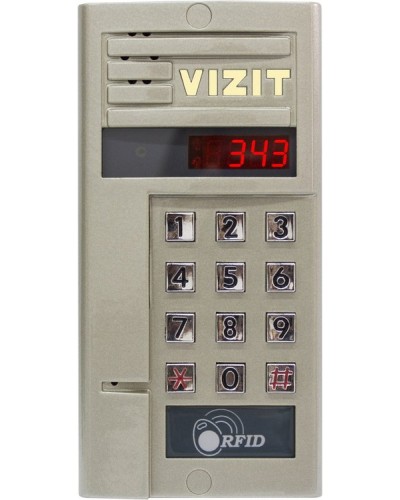 Блок вызова Vizit БВД-343FCPW в Пятигорске Блоки вызова многоабонентные Pintop.ru