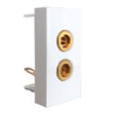 Аудио розетка Экопласт HI-FI на 1 модуль 45х22,5, LK45