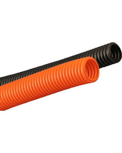 Труба ПНД гофрир. тяжелая, цвет чёрный, диам 40мм Экопласт 21040 в Пятигорске Труба гофрированная Pintop.ru