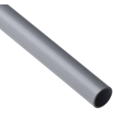 Труба ПВХ гладкая, 25мм/ внут. 22мм (3м), серый Экопласт 33025