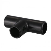 Тройник (2 част.) для труб D25мм (черный)Экопласт (41325-BL) - TI20G Тройник (2 част.) для труб D25мм, цвет чёрныйЭкопласт