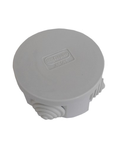 Коробка распределительная о/п с крышкой D65х35 мм, 4 вых. Экопласт 44004 в Пятигорске Распределительные коробки Pintop.ru