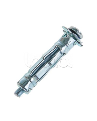 Дюбель металлический Молли с винтом 4x6x38 (250шт) Экопласт (47235) в Пятигорске Крепеж: Дюбели, шурупы, саморезы Pintop.ru