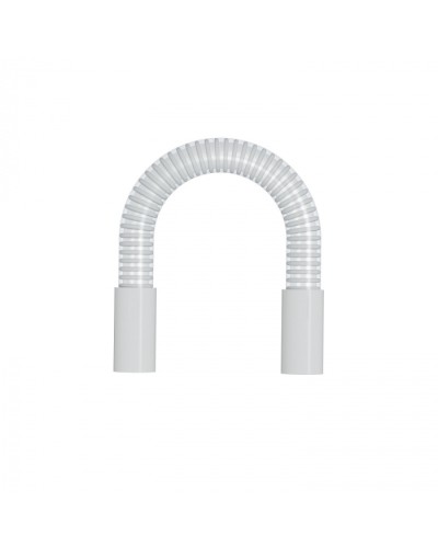 Гибкий переход для трубы диам. 25мм, длина 30см, цвет белый (49415W) в Пятигорске Повороты, муфты, тройники Pintop.ru