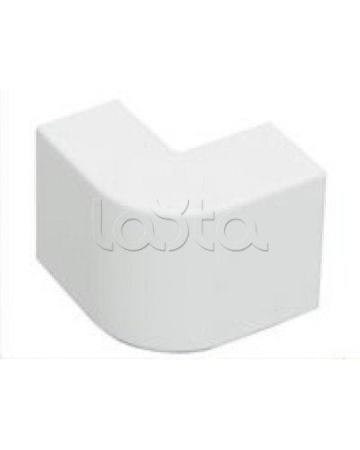 Угол внешний плавный стандарт TIA 20x10 мм Экопласт 72201R в Пятигорске Аксессуары для кабель-канала Pintop.ru