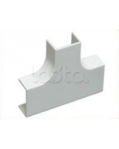 Угол Т-образный плавный стандарт TIA 40x25 мм Экопласт 72408R в Пятигорске Аксессуары для кабель-канала Pintop.ru