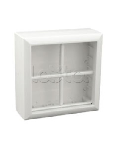 Коробка для открытой проводки на 4 поста 45х45 мм Экопласт 72948 в Пятигорске Распределительные коробки Pintop.ru