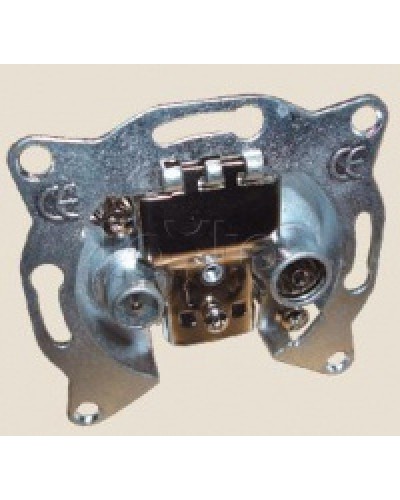 Механизм розетки TV+FM оконечный LK60 Экопласт 865200-1 в Пятигорске Розетки компьютерные и телефонные Pintop.ru