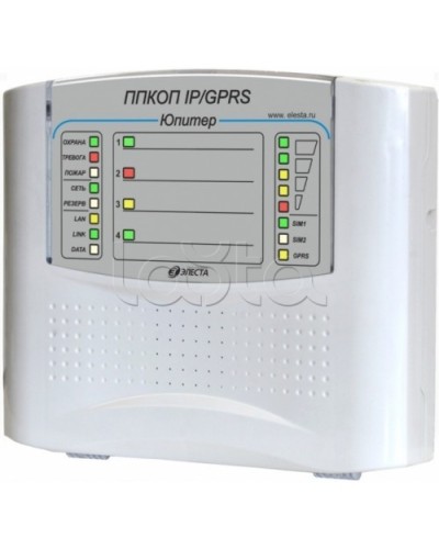 Элеста Юпитер-1431 (ППКОП Юпитер-4 IP/GPRS, пластик. корпус) в Пятигорске Приемно-контрольные приборы Pintop.ru