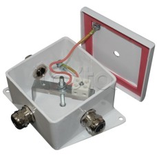 Коробка монтажная огнестойкая Гефест КМ-О (6к*10,0)-IP66-100х100, три ввода