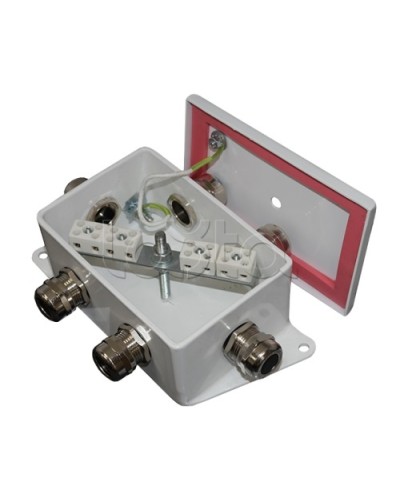 Коробка монтажная огнестойкая Гефест КМ-О (6к*6,0)-IP66-d, четыре ввода 120х80х68 в Пятигорске Распределительные коробки Pintop.ru