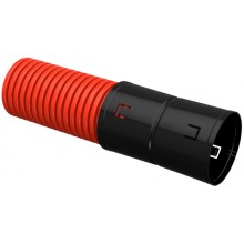 Труба гофрированная двустенная ПНД d=110мм красная (100м) IEK (CTG12-110-K04-100-R)