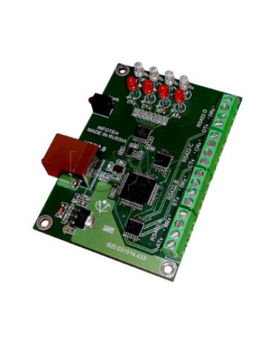 Конвертер USB/RS-422 ИНФОТЕХ AVT-USB/4RS422 в Пятигорске Дополнительное оборудование для ОПС Pintop.ru