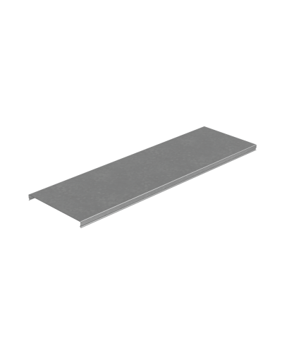 Крышка лотка 200х1,0 L2500 мм ПЛЮС КМ-Профиль (KLplus200-1.0-2500) в Пятигорске Аксессуары для лотков Pintop.ru