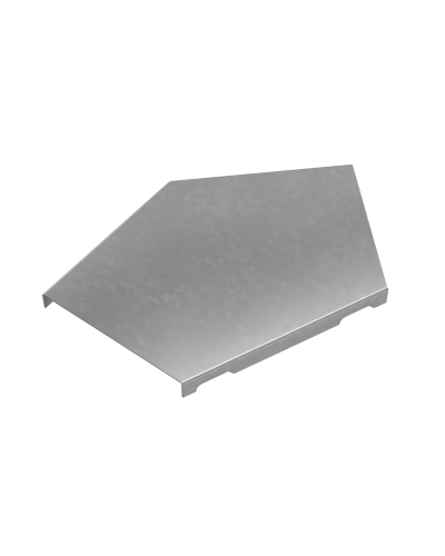 Крышка горизонтального угла 45 гр. 100 мм ПЛЮС HD85 КМ-профиль (KGLplus45-100 HD85) в Пятигорске Аксессуары для лотков Pintop.ru