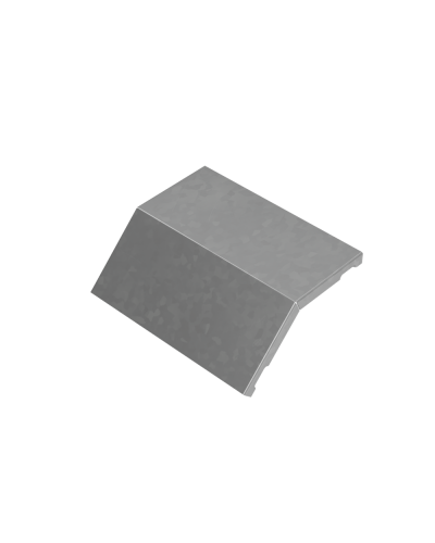 Крышка внешнего вертикального угла 45 гр. 200 мм ПЛЮС HD КМ-Профиль (KVLplus45-200 HD) в Пятигорске Аксессуары для лотков Pintop.ru