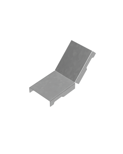 Крышка внутреннего вертикального угла 45 гр. 50 мм ПЛЮС INOX304 КМ-Профиль (KNLplus45-50 INOX304) в Пятигорске Аксессуары для лотков Pintop.ru