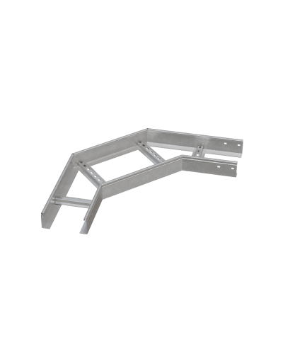 Угол лестничный горизонтальный 90 гр. 80х400х2,0 мм N КМ-профиль (LGL90-80-400-2.0 N) в Пятигорске Аксессуары для лотков Pintop.ru