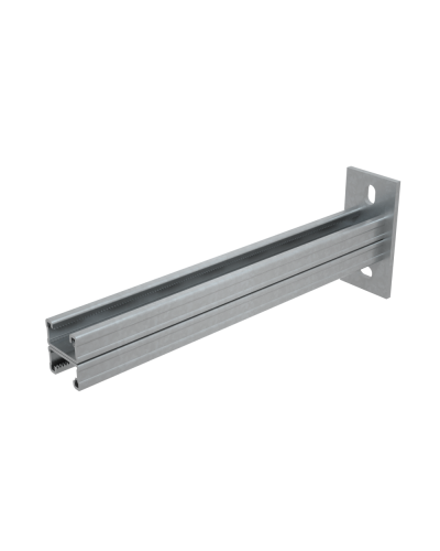 Страт-консоль двойная усиленная 41х21 L250 s:2,5 мм КМ-Профиль (2KSSU21-250) в Пятигорске Аксессуары для лотков Pintop.ru