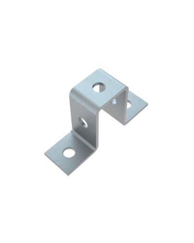 Прямоугольная скоба для страт-профиля 41х72 мм HD КМ-профиль (PS41-72 HD) в Пятигорске Держатели, клипсы, скобы Pintop.ru