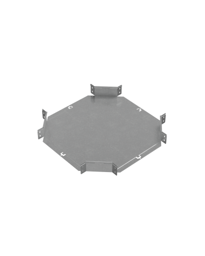 Х-разветвитель 80х400 мм ПЛЮС HD85 КМ-профиль (XDplus80-400 HD85) в Пятигорске Аксессуары для лотков Pintop.ru