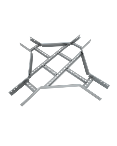 Х-разветвитель лестничный 100х100х1,2 мм КМ-Профиль (LXD100-100-1.2) в Пятигорске Аксессуары для лотков Pintop.ru