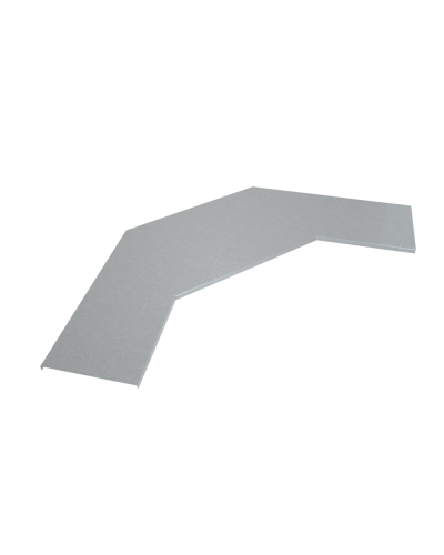 Крышка лестничного горизонтального угла 90 гр. 700 мм HD85 КМ-профиль (KLGL90-700 HD85) в Пятигорске Аксессуары для лотков Pintop.ru