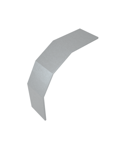 Крышка лестничного вертикального внешнего угла 90 гр. 800 мм HD85 КМ-профиль (KLVL90-800 HD85) в Пятигорске Аксессуары для лотков Pintop.ru