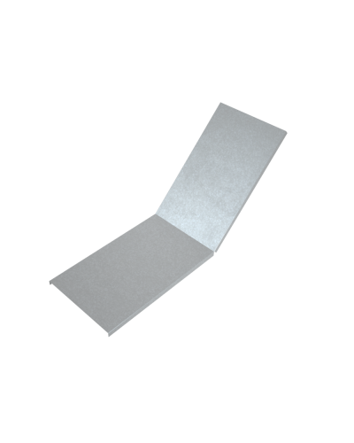 Крышка лестничного вертикального внутреннего угла 45 гр. 200 мм КМ-Профиль (KLNL45-200) в Пятигорске Аксессуары для лотков Pintop.ru